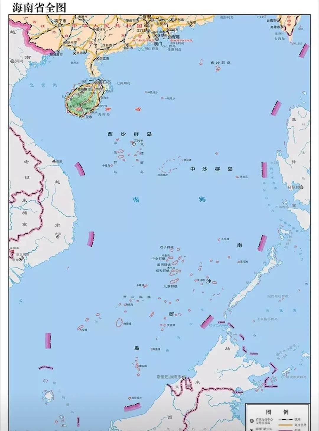 南海地圖高清版大圖，探索神秘的海洋疆域，南海高清地圖大圖，探索神秘海洋疆域之旅