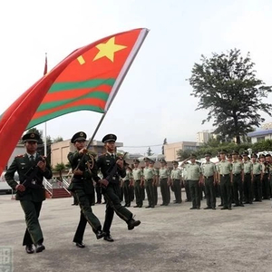 武警部隊軍旗，榮耀的象征與力量的體現，武警部隊軍旗，榮耀與力量的象征