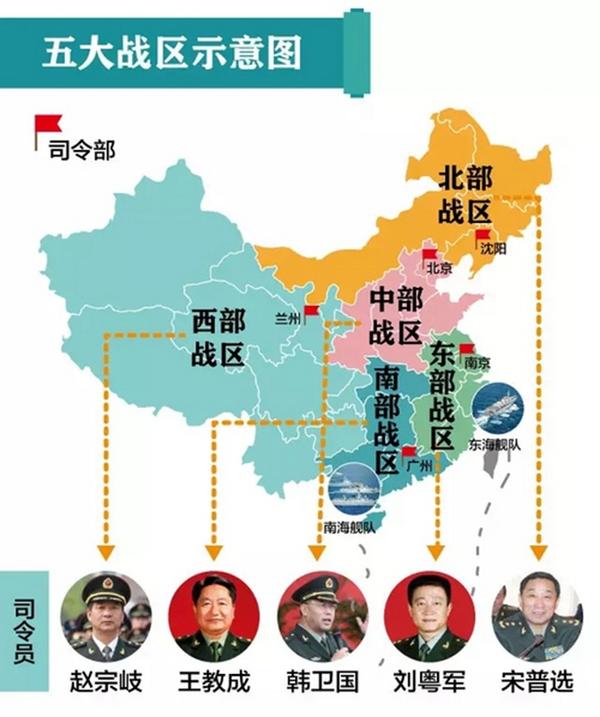 五大戰區區域劃分，深度解析與探討，五大戰區區域劃分深度解析及探討
