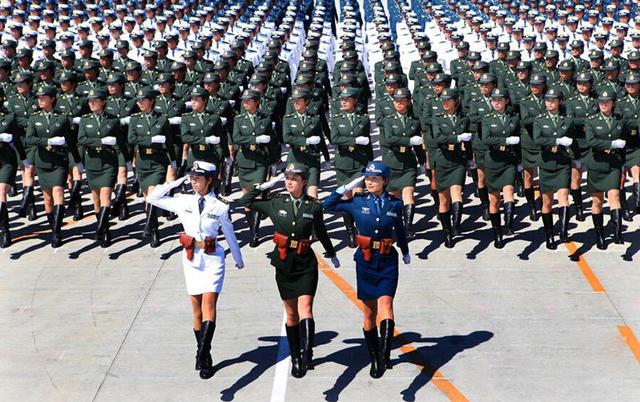 中國女兵儀仗隊，榮耀與力量的象征，中國女兵儀仗隊，榮耀與力量的璀璨象征