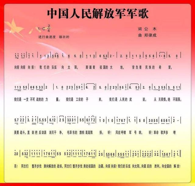 中國人民解放軍軍歌，榮耀與傳承的象征，中國人民解放軍軍歌，榮耀傳承的象征