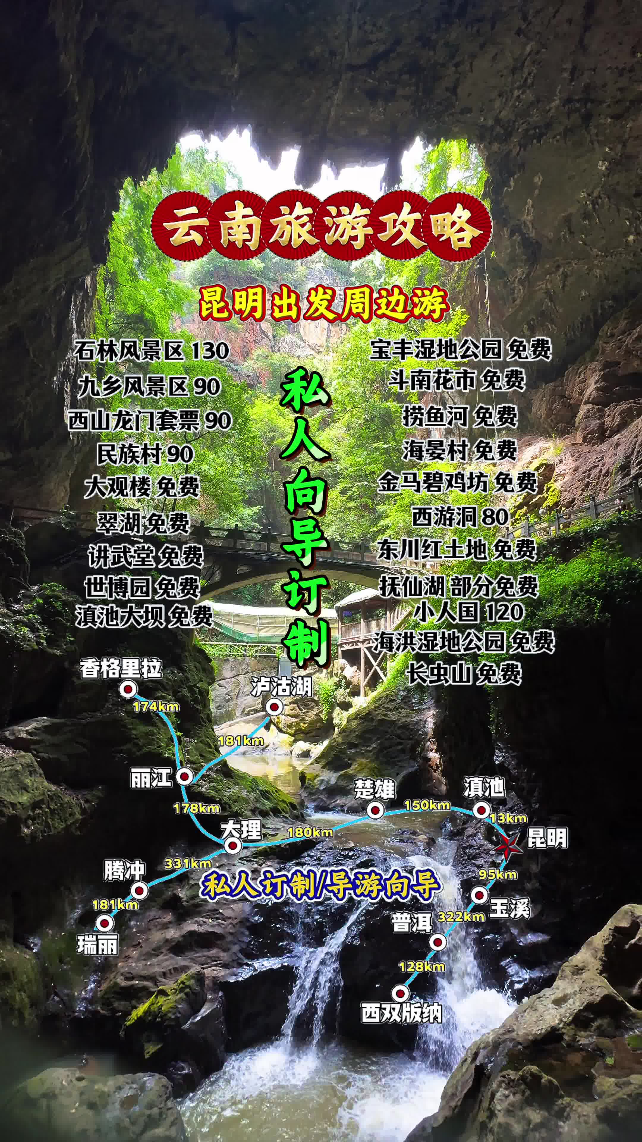 昆明周邊好玩的旅游景點推薦，昆明周邊必游景點推薦
