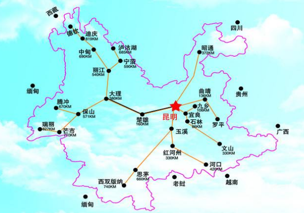 云南5日游旅游線路全攻略，云南五日游全攻略，旅游線路、景點詳解及行程規劃指南