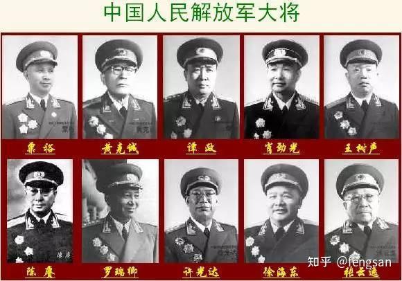 開國十大將軍排名,歷史功勛與傳奇故事,開國十大將軍排名背后的歷史功勛與傳奇故事