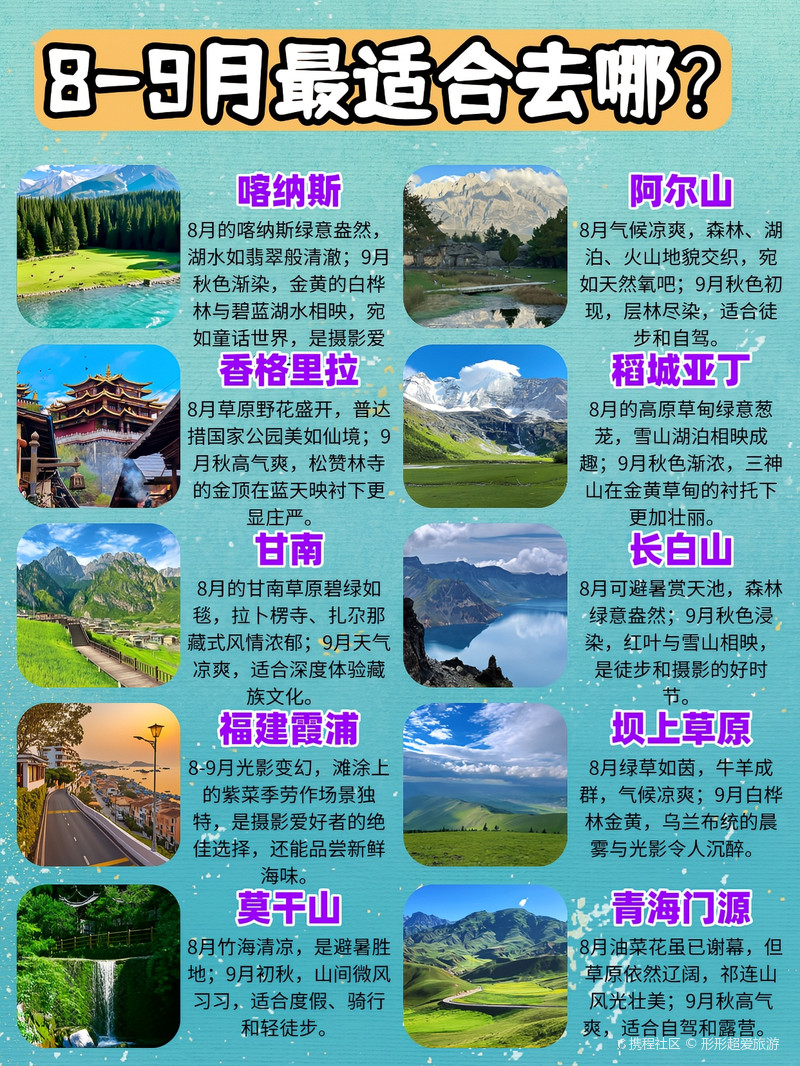 八月份適合旅游的地方——探尋夏季末的避暑勝地,八月份避暑勝地旅游攻略,探尋夏季末最佳旅游目的地