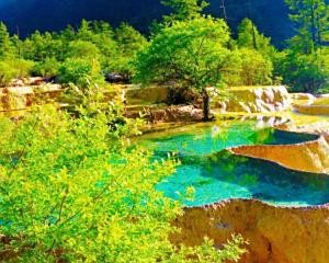 自己去九寨溝旅游攻略，探索神秘的自然美景，探索自然秘境，九寨溝旅游攻略，暢游神秘美景