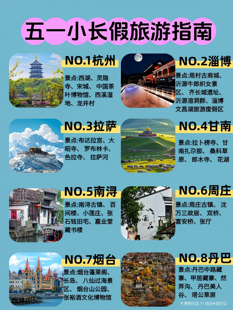 五一假期最適合旅游的幾大景點推薦,五一假期必游景點推薦,幾大絕美旅游勝地盤點